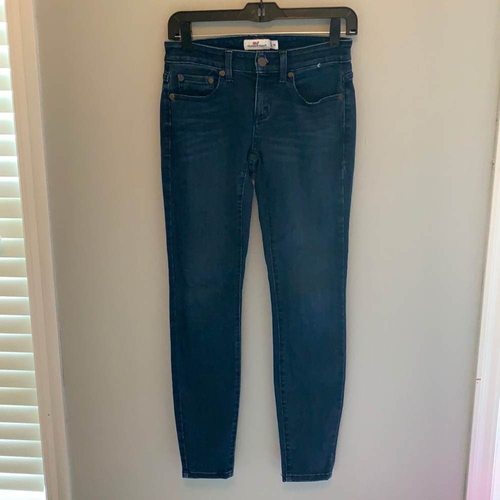 Vineyard Vines Jaime Dark Skinny Jeans Sz 00
